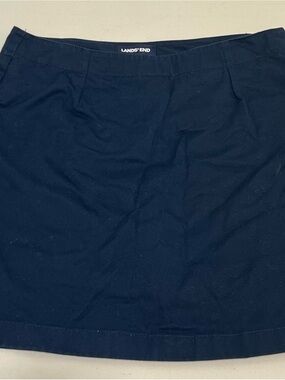 Lands' End Navy Skirt US 6